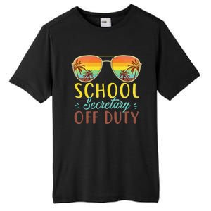 School Secretary Off Duty Summer Vacation Last Day Of School Tall Fusion ChromaSoft Performance T-Shirt