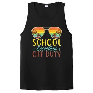 School Secretary Off Duty Summer Vacation Last Day Of School PosiCharge Competitor Tank