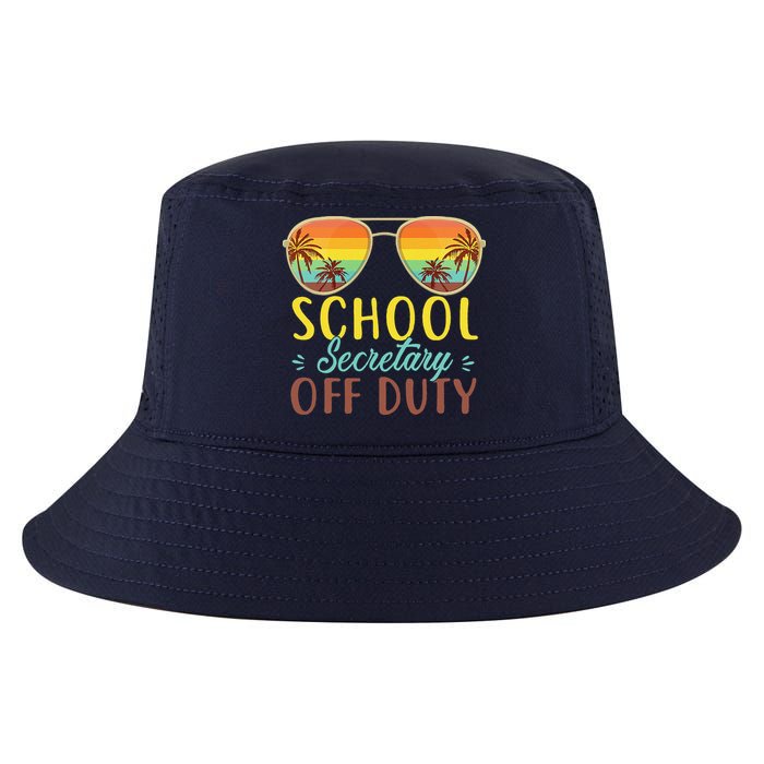School Secretary Off Duty Summer Vacation Last Day Of School Cool Comfort Performance Bucket Hat