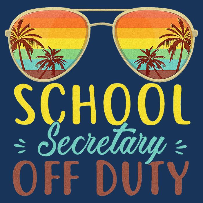 School Secretary Off Duty Summer Vacation Last Day Of School Cool Comfort Performance Bucket Hat