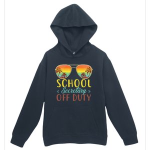 School Secretary Off Duty Summer Vacation Last Day Of School Urban Pullover Hoodie