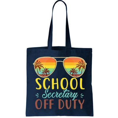 School Secretary Off Duty Summer Vacation Last Day Of School Bag