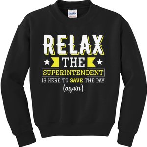 Superintendent – Superintendent Office Supervisor Supervisor Kids Sweatshirt