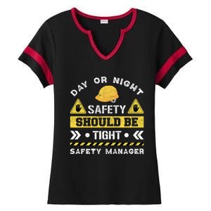 Security Safety Officer Security Officer Safety Ager Great Gift Ladies Halftime Notch Neck Tee