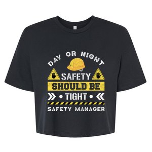 Security Safety Officer Security Officer Safety Ager Great Gift Bella+Canvas Jersey Crop Tee