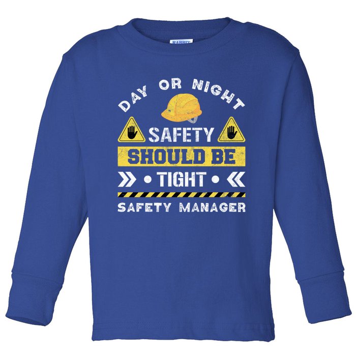 Security Safety Officer Security Officer Safety Ager Great Gift Toddler Long Sleeve Shirt