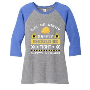 Security Safety Officer Security Officer Safety Ager Great Gift Women's Tri-Blend 3/4-Sleeve Raglan Shirt