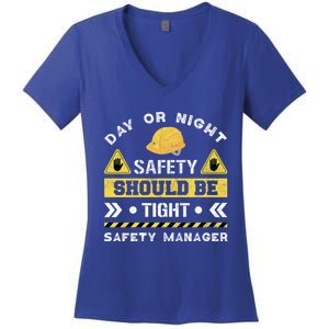 Security Safety Officer Security Officer Safety Ager Great Gift Women's V-Neck T-Shirt