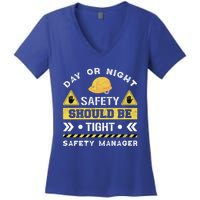 Security Safety Officer Security Officer Safety Ager Great Gift Women's V-Neck T-Shirt