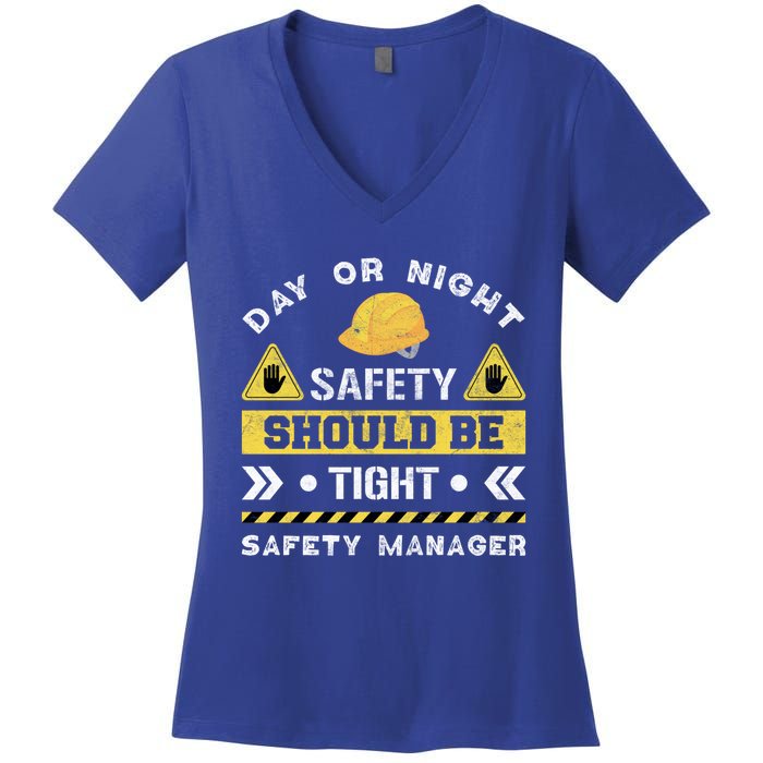 Security Safety Officer Security Officer Safety Ager Great Gift Women's V-Neck T-Shirt