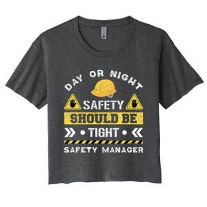 Security Safety Officer Security Officer Safety Ager Great Gift Women's Crop Top Tee