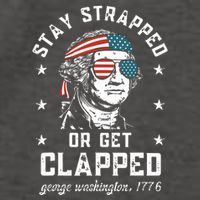 Stay Strapped Or Get Clapped George Washington Vector Backpack