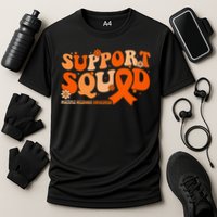 Support Squad Orange Ribbon Multiple Sclerosis Awareness Ms Performance Shirt