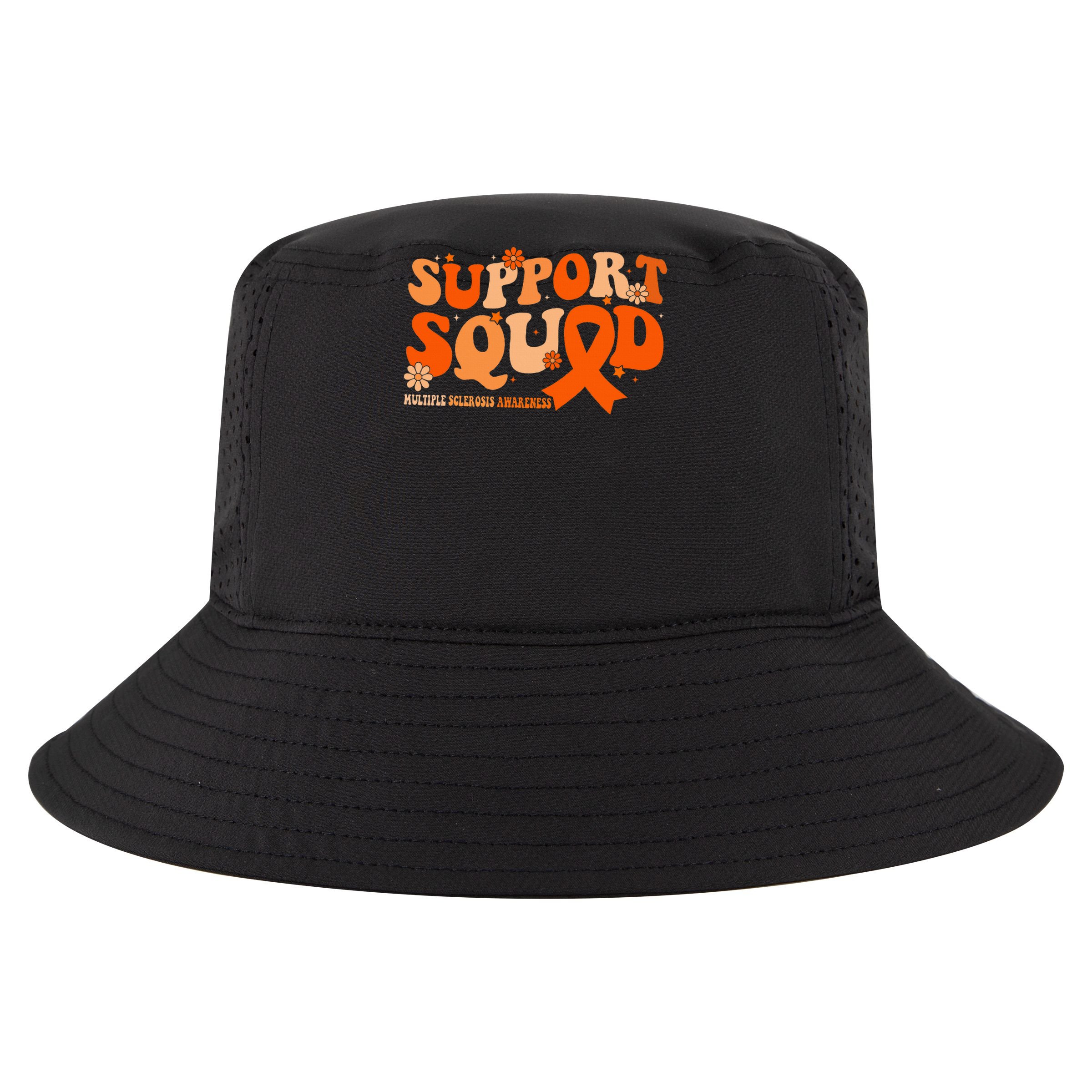 Support Squad Orange Ribbon Multiple Sclerosis Awareness Ms Apron