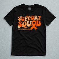 Support Squad Orange Ribbon Multiple Sclerosis Awareness Ms T-Shirt