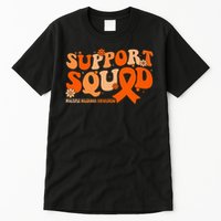 Support Squad Orange Ribbon Multiple Sclerosis Awareness Ms Tall T-Shirt