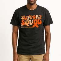 Support Squad Orange Ribbon Multiple Sclerosis Awareness Ms Tall T-Shirt