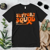 Support Squad Orange Ribbon Multiple Sclerosis Awareness Ms Premium T-Shirt