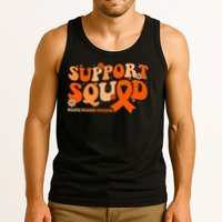 Support Squad Orange Ribbon Multiple Sclerosis Awareness Ms Tank Top