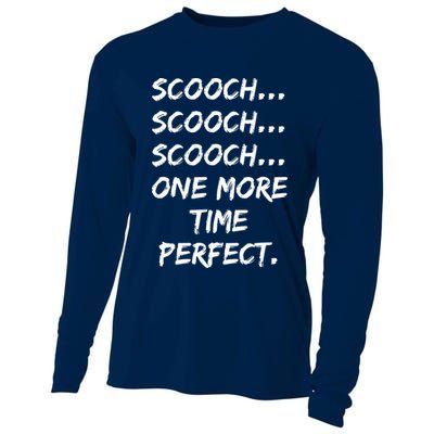 Scooch Scooch OBGYN Gift Obstetrician Gynecologist Dr Cooling Performance Long Sleeve Crew