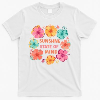 Sunshine State Of Mind Flower Floral Hibicus Tropical T-Shirt