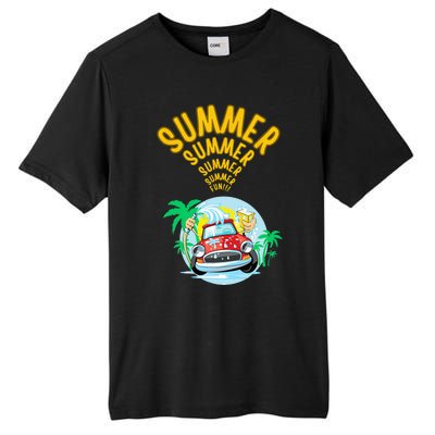 Sweet summer on off timer free time Tall Fusion ChromaSoft Performance T-Shirt