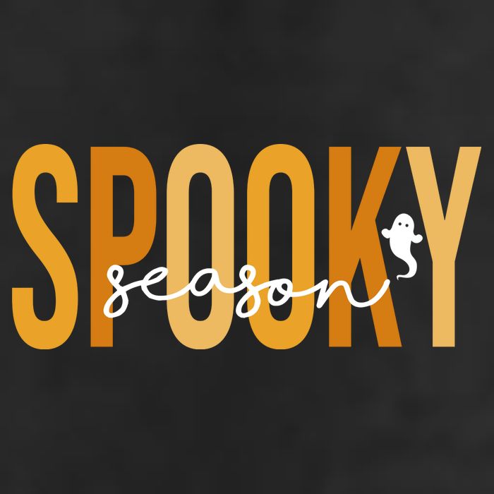 Spooky Season October Festive Halloween 7 Panel Mesh Trucker Snapback Hat
