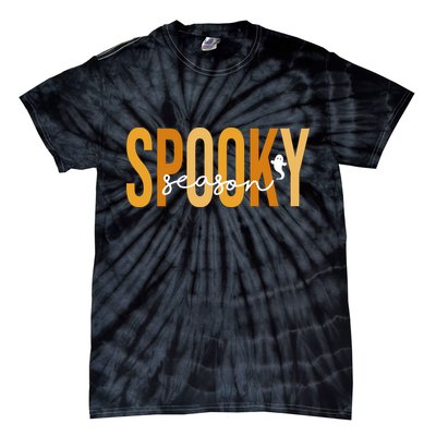 Spooky Season October Festive Halloween Tie-Dye T-Shirt