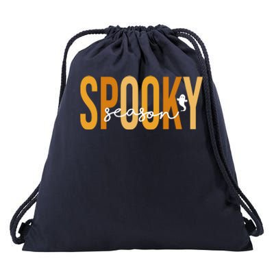 Spooky Season October Festive Halloween Drawstring Bag