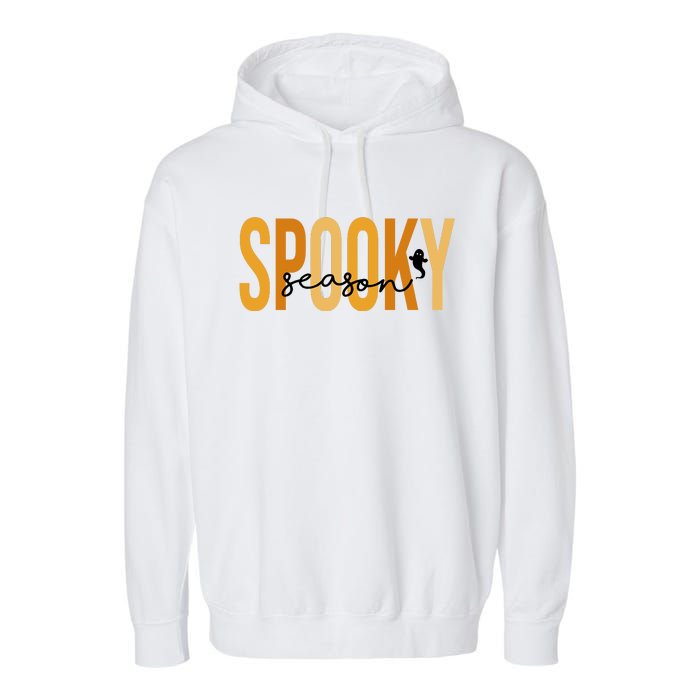 Spooky Season October Festive Halloween Garment-Dyed Fleece Hoodie