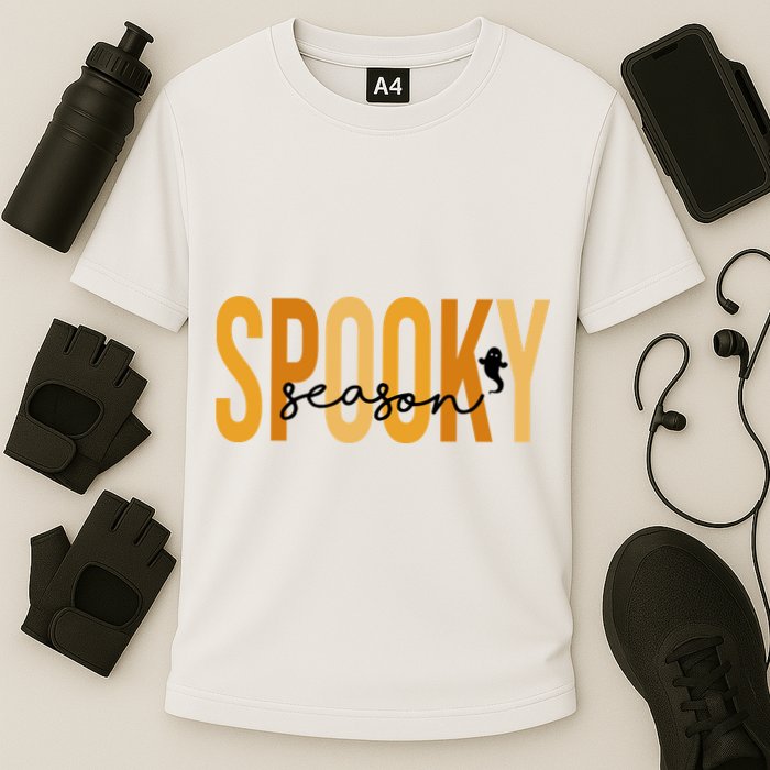 Spooky Season October Festive Halloween Cooling Performance Crew T-Shirt