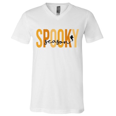 Spooky Season October Festive Halloween V-Neck T-Shirt
