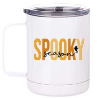 Spooky Season October Festive Halloween 12 oz Stainless Steel Tumbler Cup