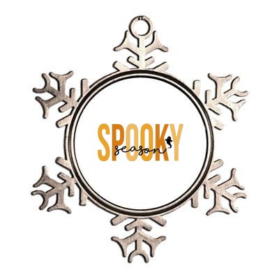 Spooky Season October Festive Halloween Metallic Star Ornament