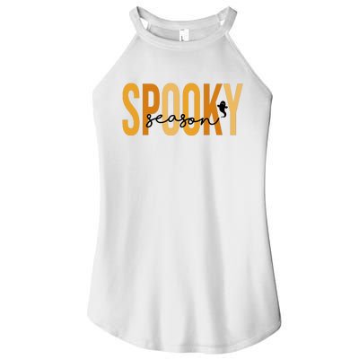 Spooky Season October Festive Halloween Women’s Perfect Tri Rocker Tank