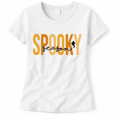 Spooky Season October Festive Halloween Womens T-Shirt