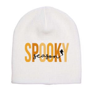 Spooky Season October Festive Halloween Short Acrylic Beanie