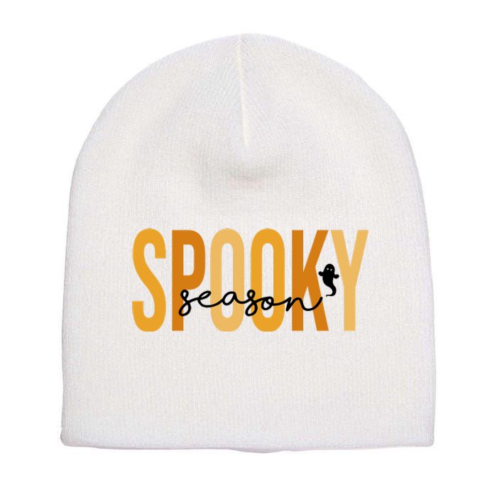 Spooky Season October Festive Halloween Short Acrylic Beanie