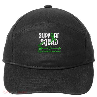 Support Squad Organ Donation Awareness 7-Panel Snapback Hat