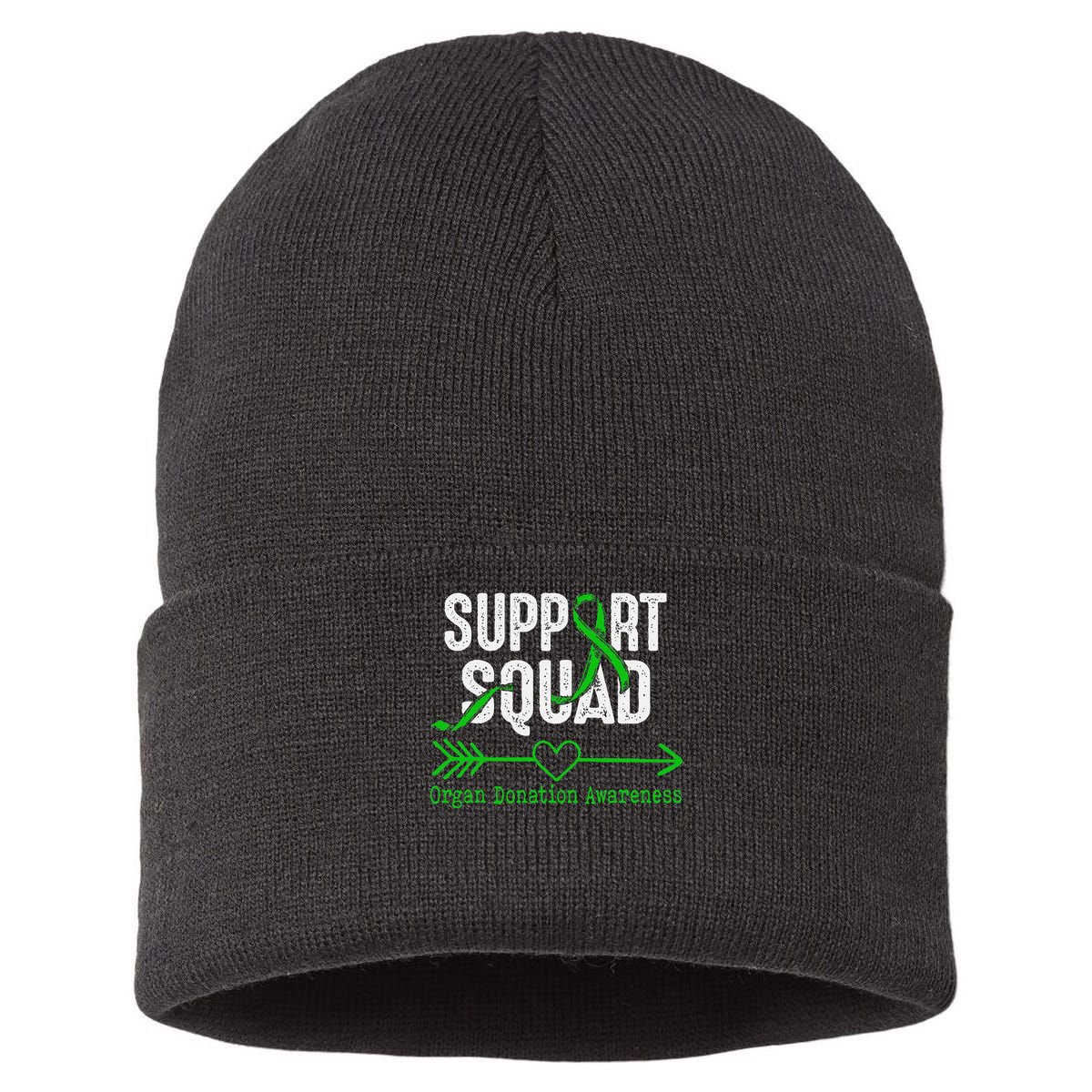 Support Squad Organ Donation Awareness Sustainable Knit Beanie