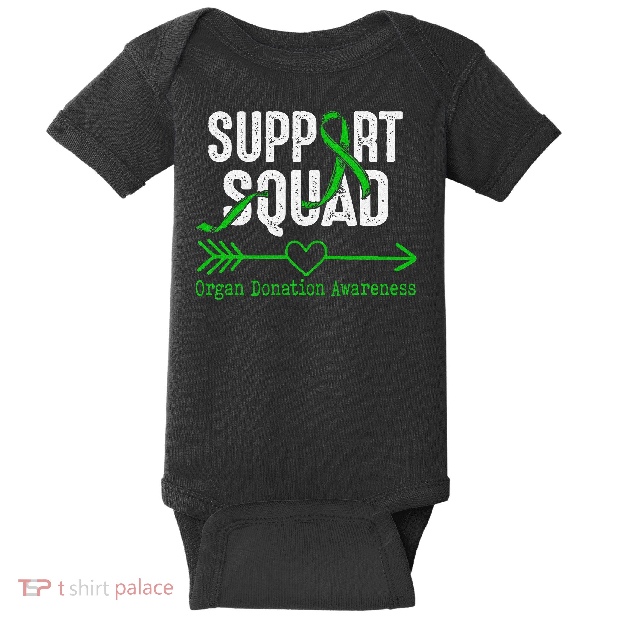 Support Squad Organ Donation Awareness Baby Bodysuit