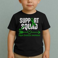 Support Squad Organ Donation Awareness Toddler T-Shirt