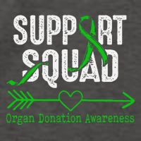 Support Squad Organ Donation Awareness Vector Backpack