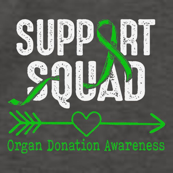 Support Squad Organ Donation Awareness Vector Backpack