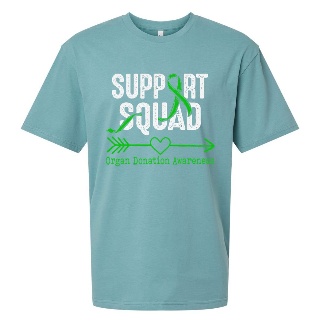 Support Squad Organ Donation Awareness Sueded Cloud Jersey T-Shirt