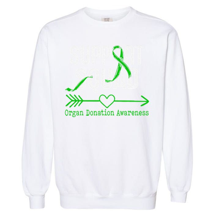 Support Squad Organ Donation Awareness Garment-Dyed Sweatshirt