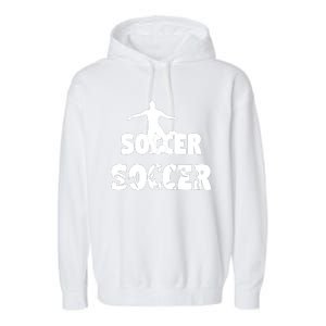 Soccer Garment-Dyed Fleece Hoodie