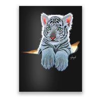 Schim Schimmel Original Artwork, White Tiger Cub Poster