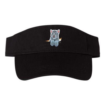 Schim Schimmel Original Artwork, White Tiger Cub Visor