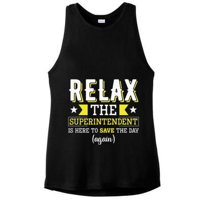 Superintendent – Superintendent Office Supervisor Supervisor Ladies PosiCharge Tri-Blend Wicking Tank